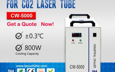Enfriador de agua industrial pequeño CW-5000